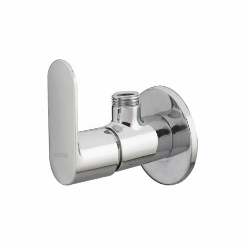 Angle Valve with Wall Flange Chrome